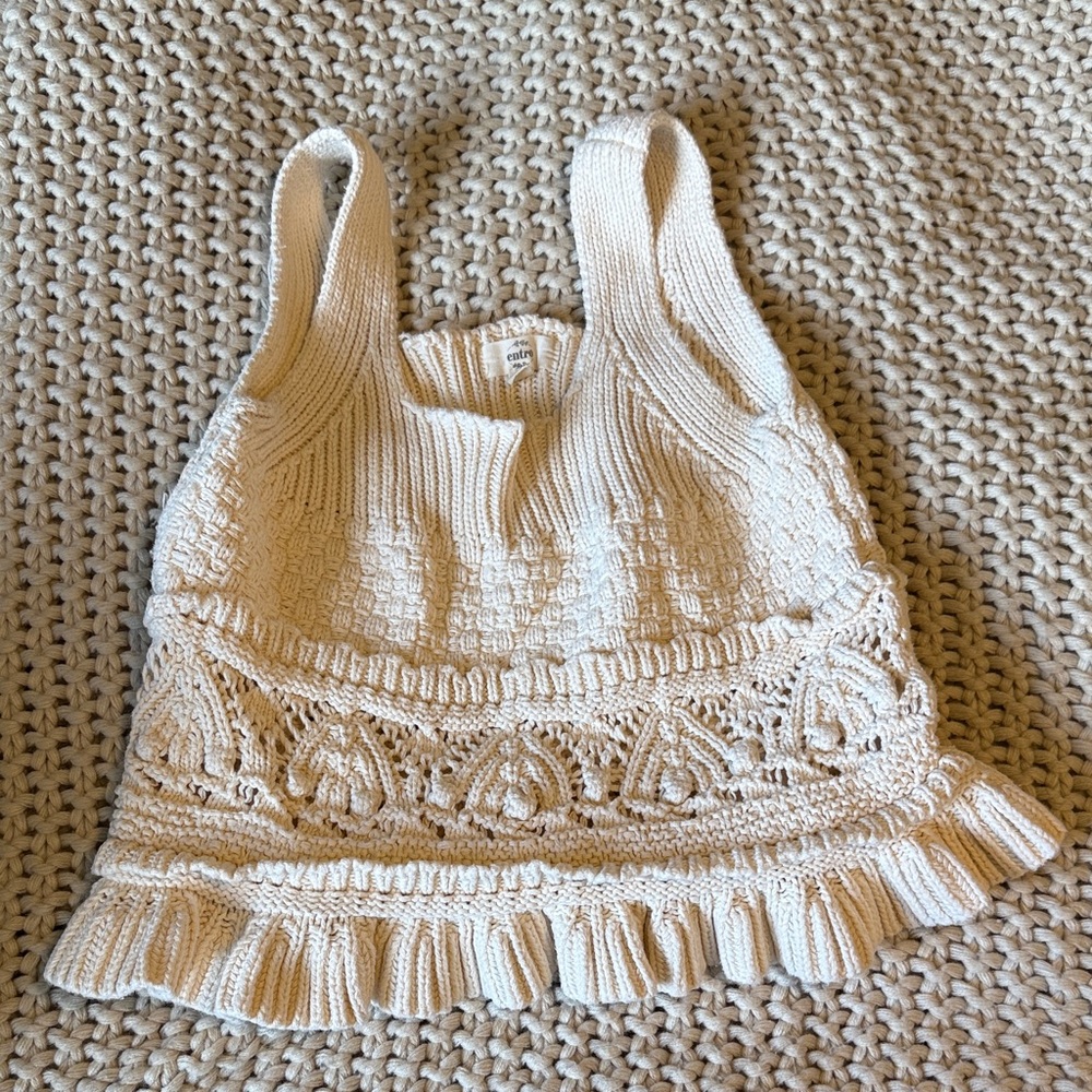 Entro Ivory Knit Sweater